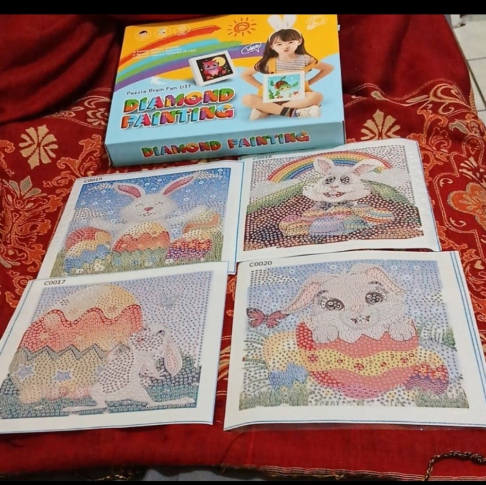 LAMA DIAMOND PAINTING KIT 4 canvases